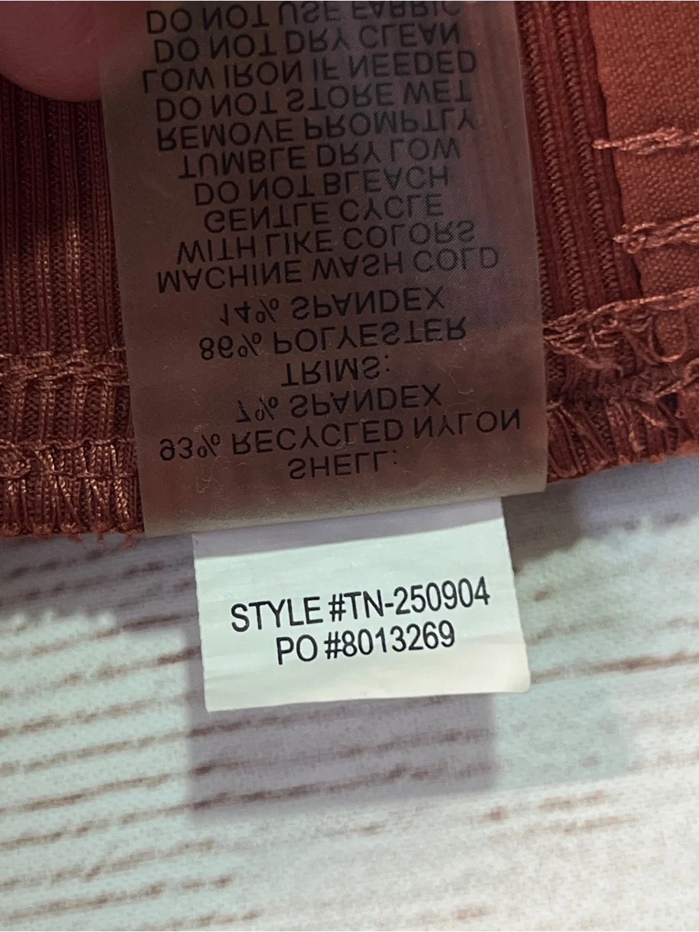 Title Nine Clamber 2.0 Hiking Shorts - 6 - rust red orange stretch 5" inseam - Picture 12 of 13
